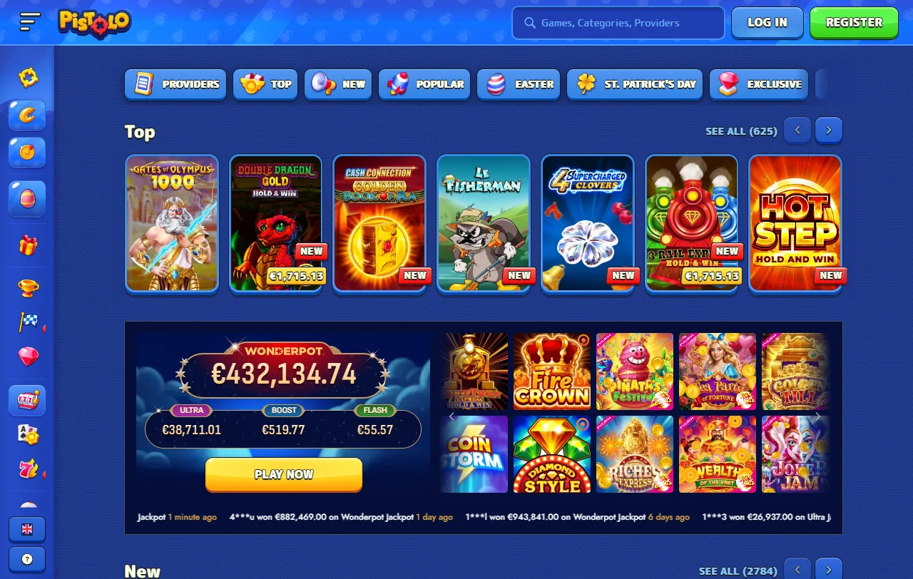Pistolo Casino bonos, promociones y condiciones de bienvenida