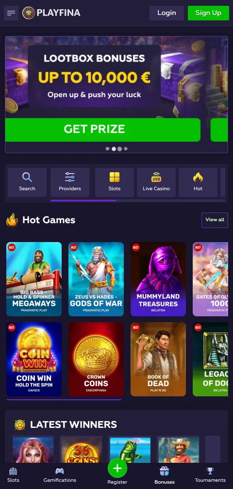 Playfina Casino experiencia móvil y acceso desde smartphone