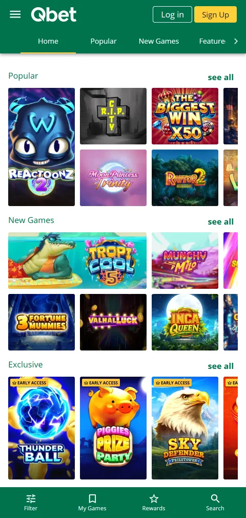 Qbet Casino pagos, depósitos y retiros para Perú