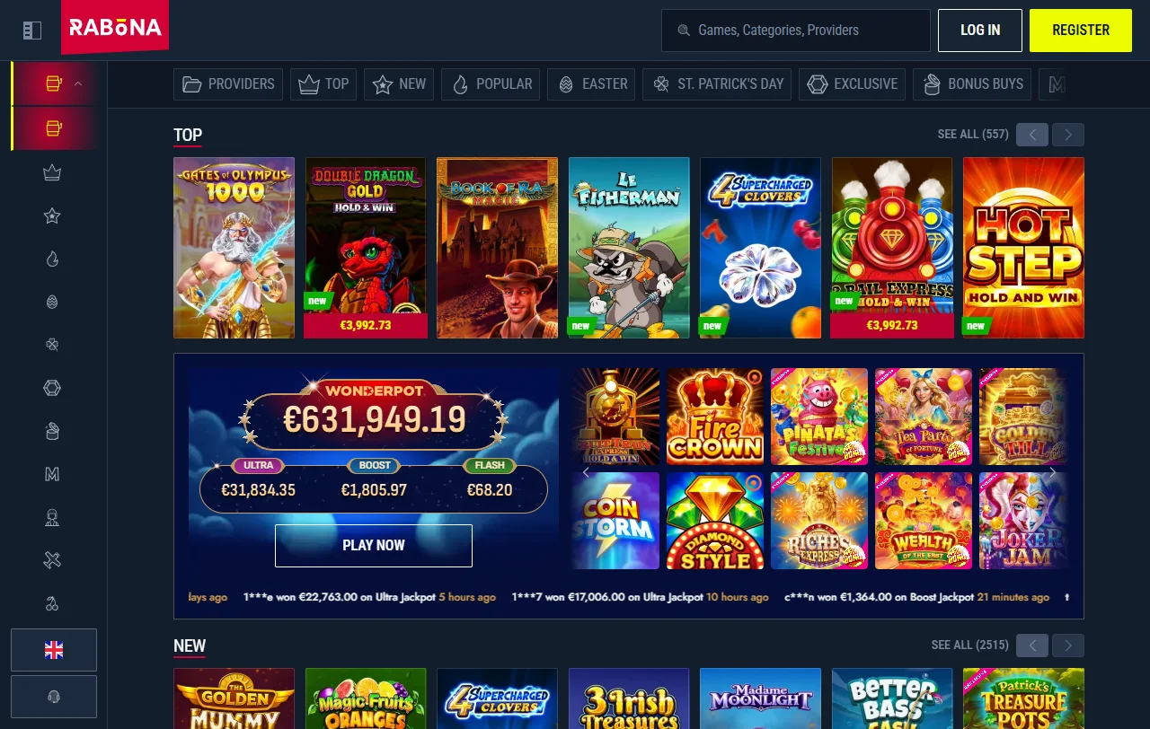 Rabona Casino análisis de bonos, requisitos y promociones de bienvenida