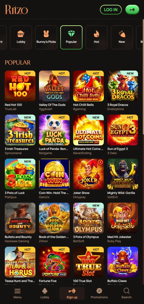 Ritzo Casino licencia, seguridad y protección del jugador
