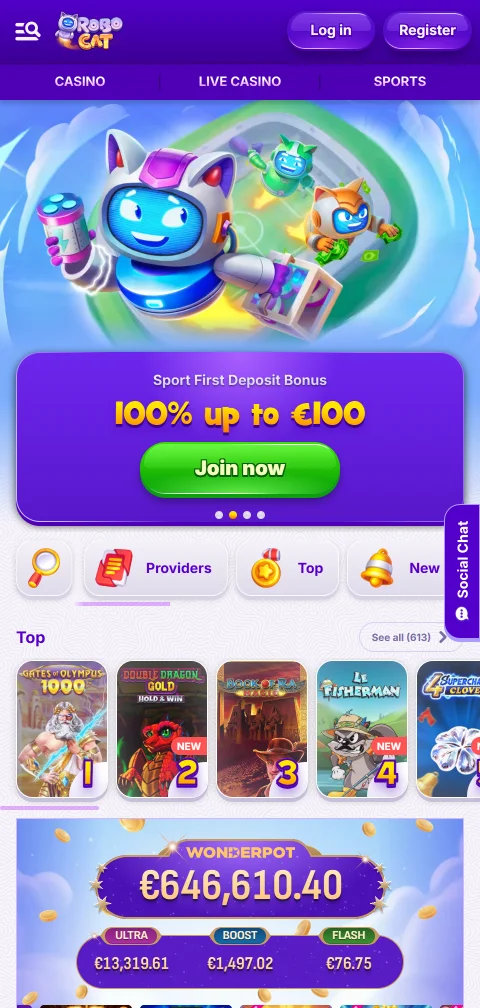 RoboCat Casino experiencia móvil y acceso desde smartphone