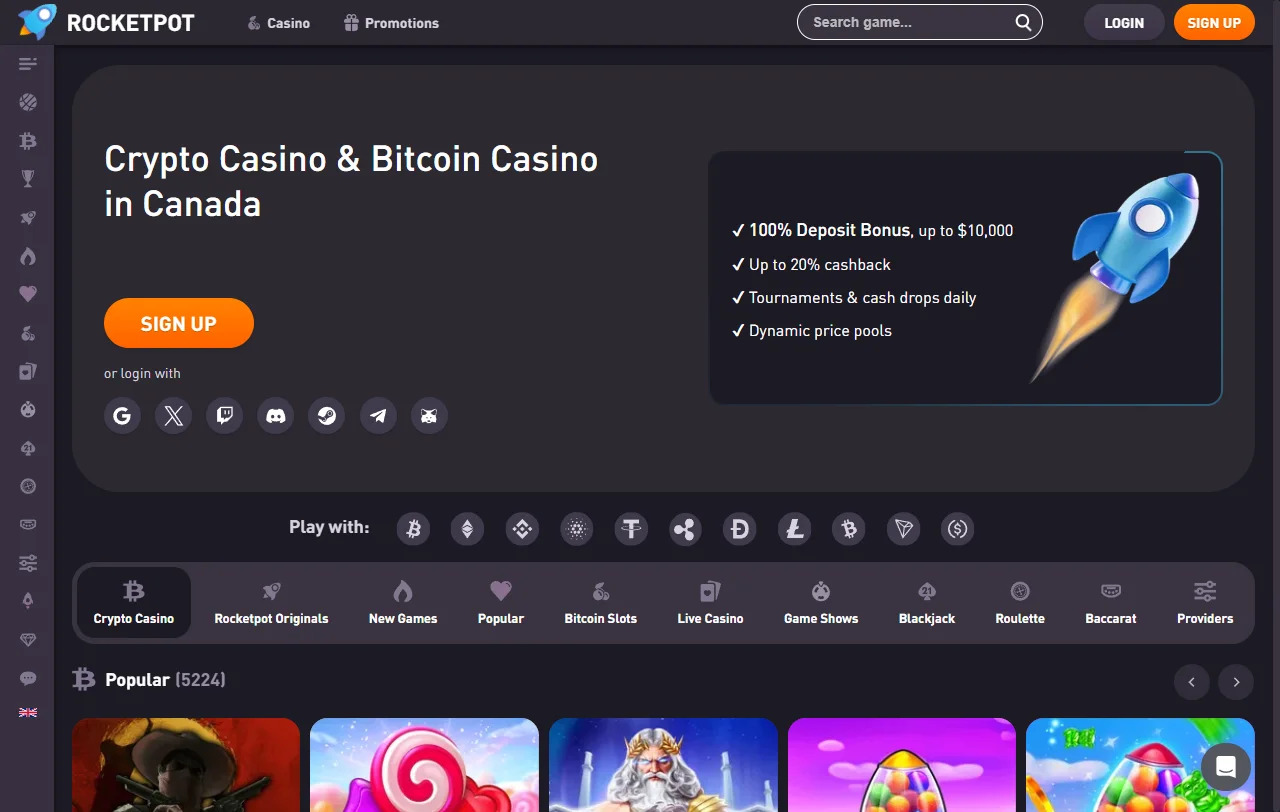 RocketPot Casino análisis completo con enfoque en Perú y pagos
