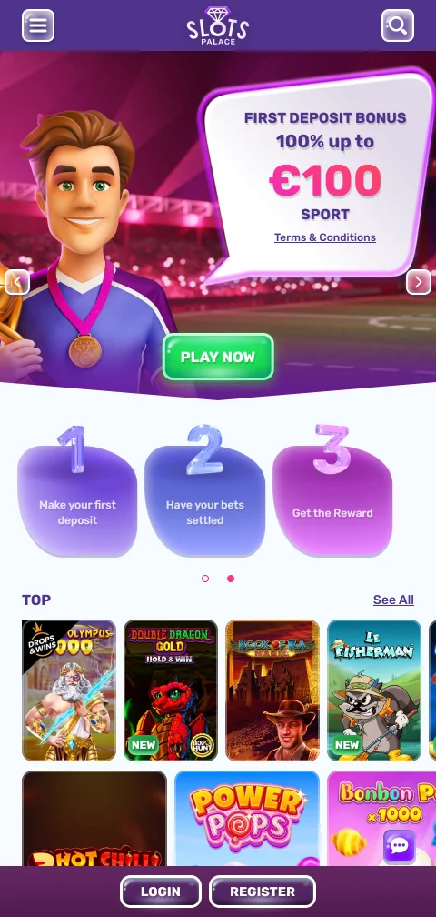 SlotsPalace Casino en móvil con acceso fluido desde Perú