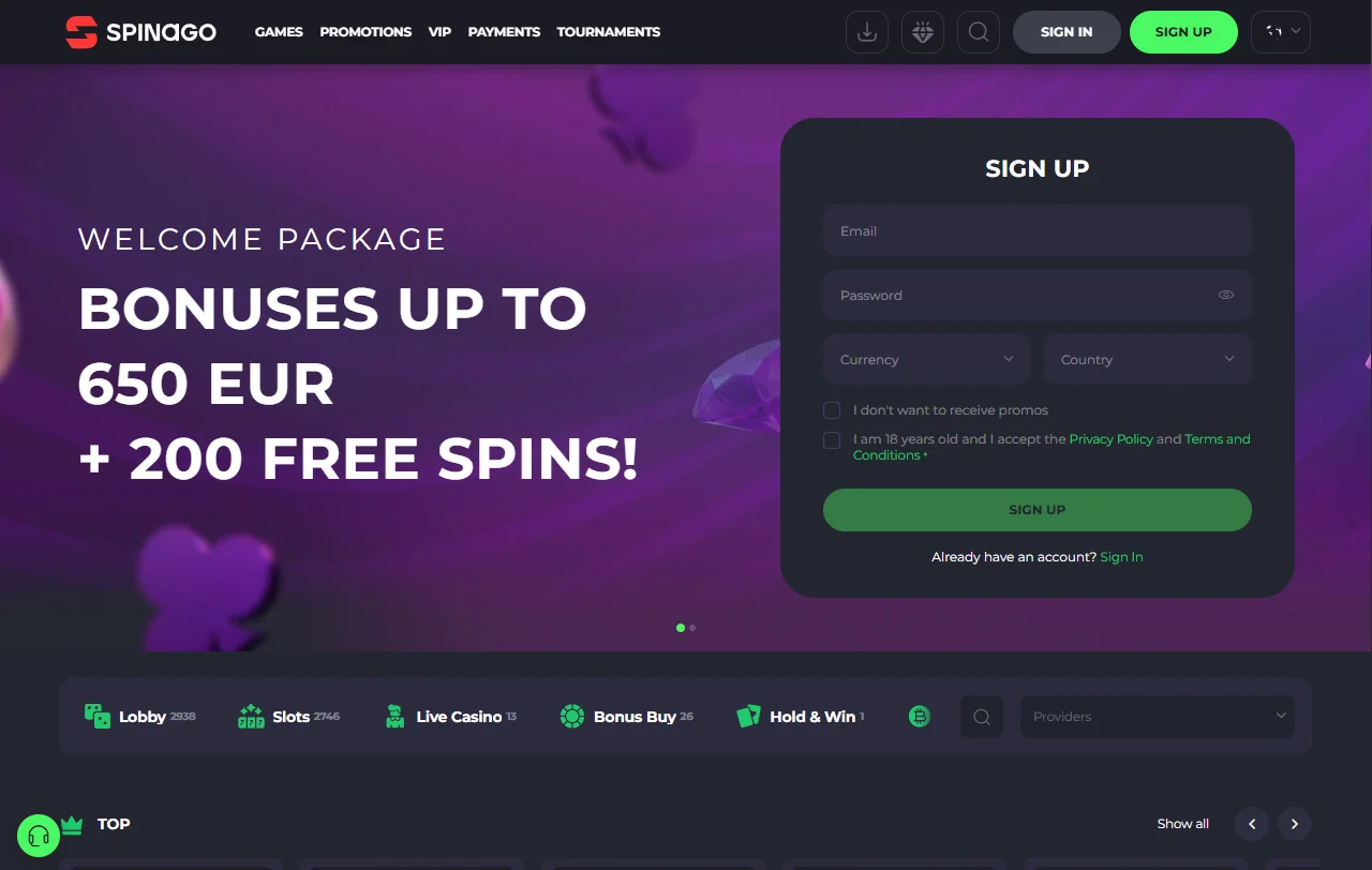 Spinago Casino análisis completo para jugadores peruanos