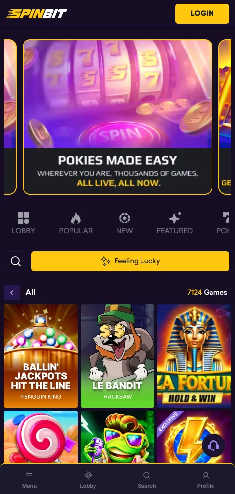 Spinbit Casino pagos y retiros para usuarios peruanos