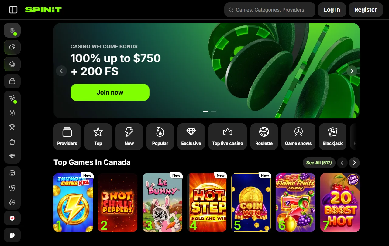 Spinit Casino análisis completo para jugadores peruanos