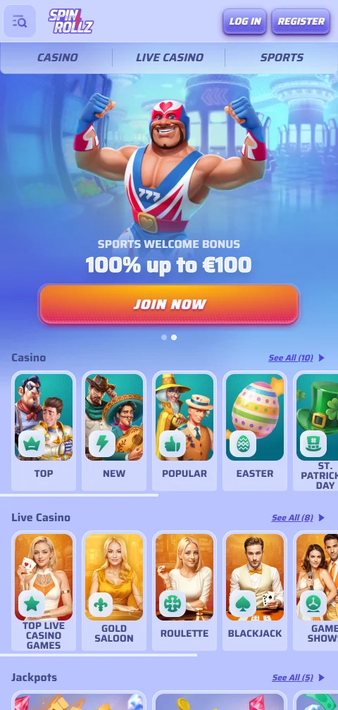SpinRollz Casino experiencia móvil accesible desde cualquier dispositivo