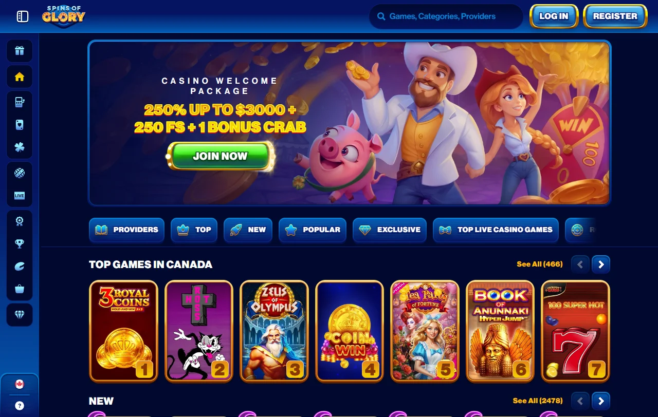 Spins of Glory Casino reseña completa para jugadores de Perú