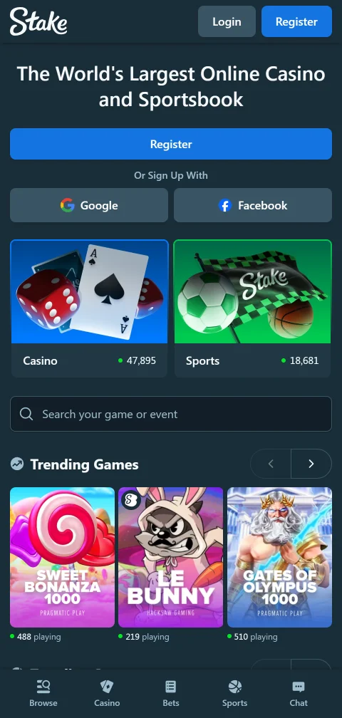 Stake Casino experiencia móvil ágil para jugar desde Perú