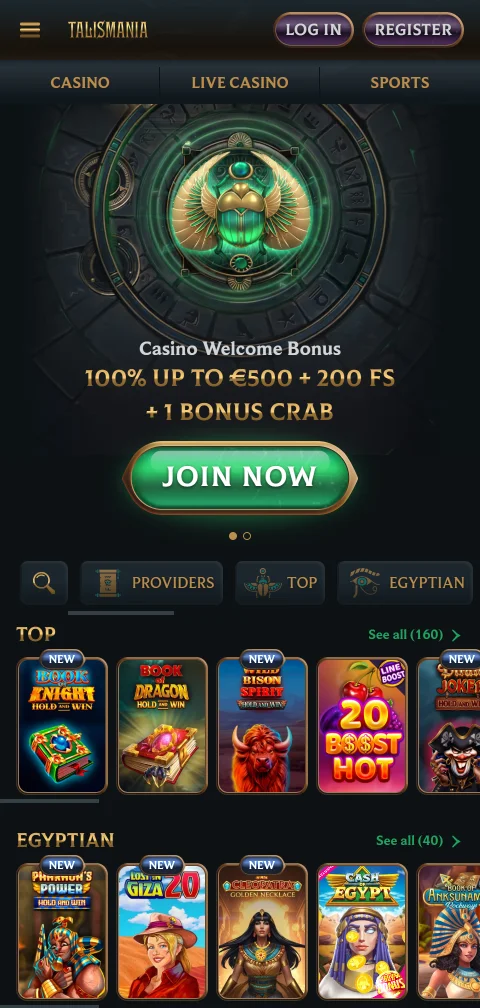 Talismania Casino experiencia móvil y acceso desde celular