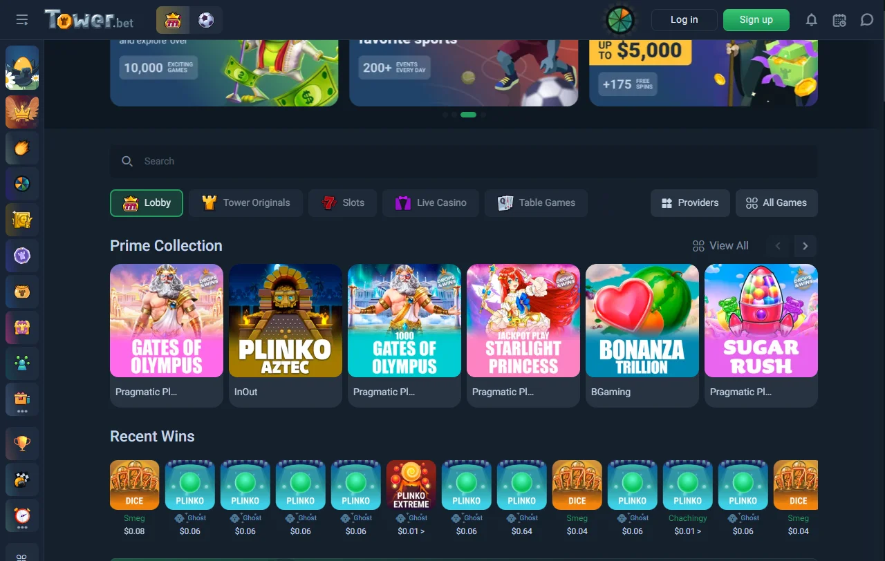 Tower.Bet Casino reseña completa y evaluación general para Perú