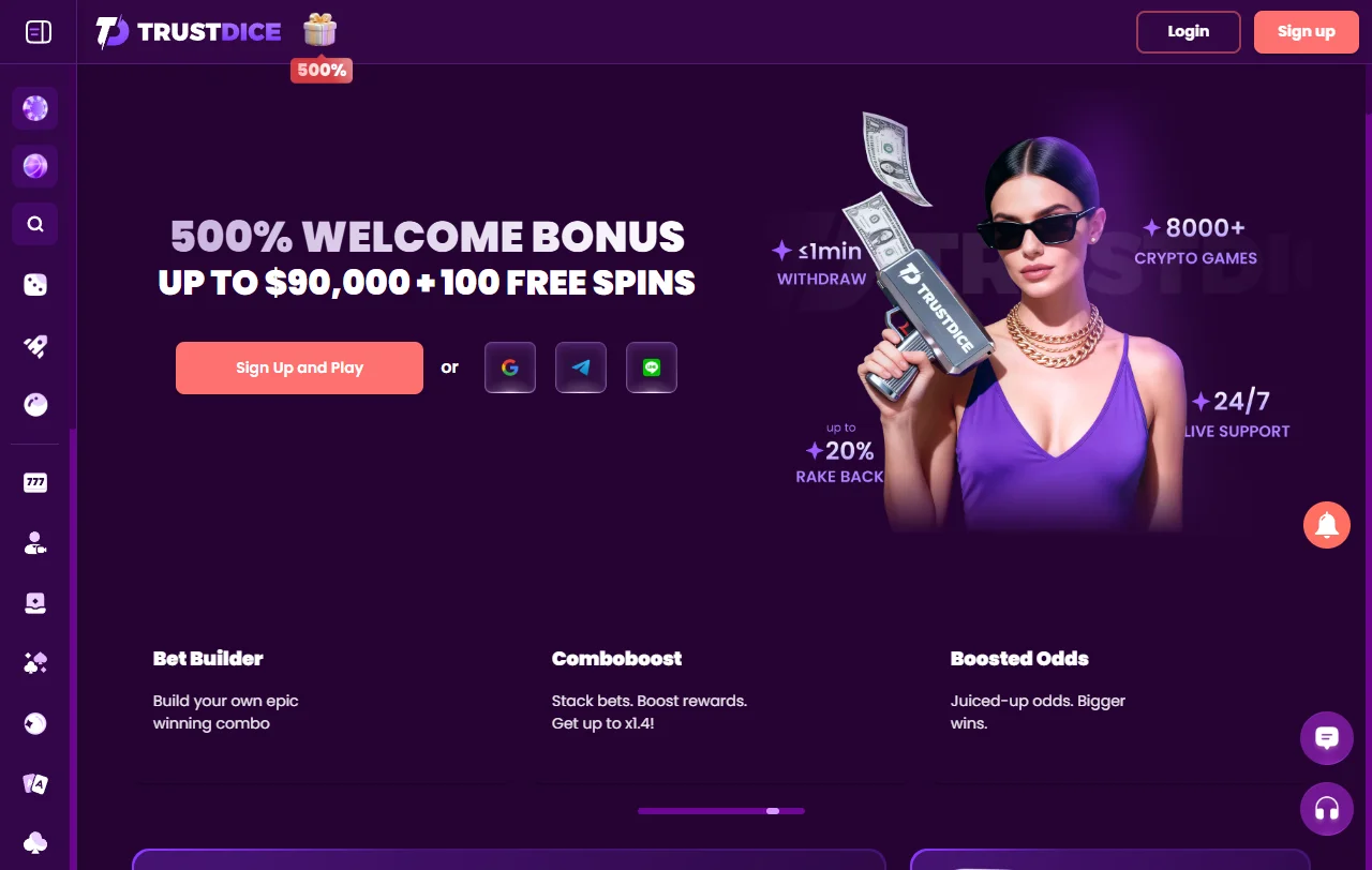 Trust Dice Casino análisis completo para jugadores de Perú