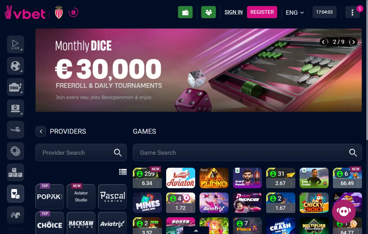 Bonos y ofertas de bienvenida en Vbet Casino