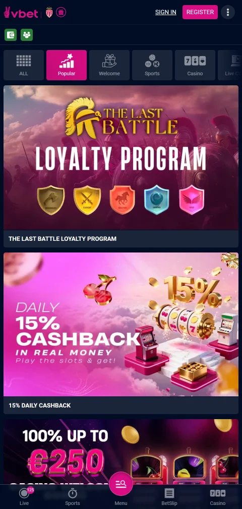 Pagos, retiros y métodos disponibles en Vbet Casino