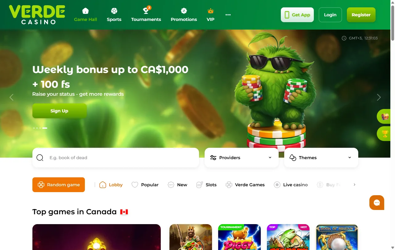 Verde Casino análisis general para jugadores de Perú