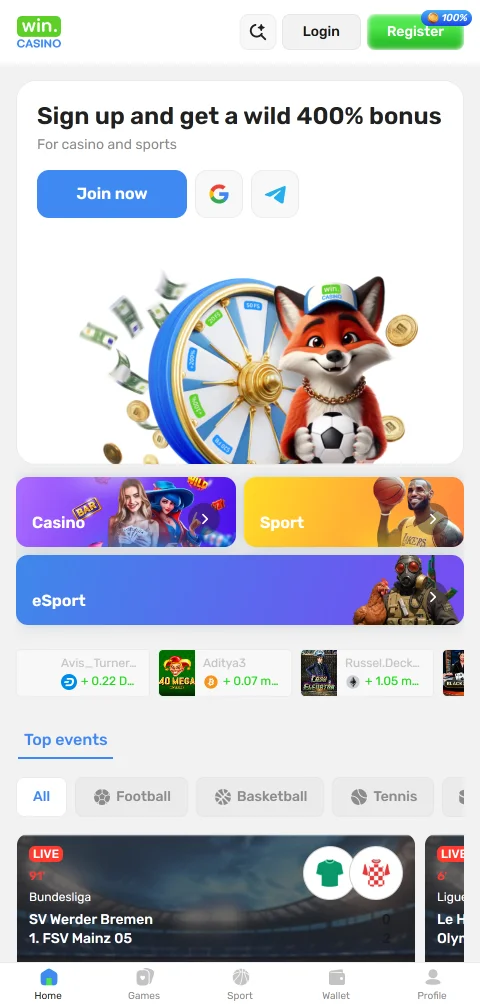 Win Casino acceso móvil y compatibilidad desde smartphone