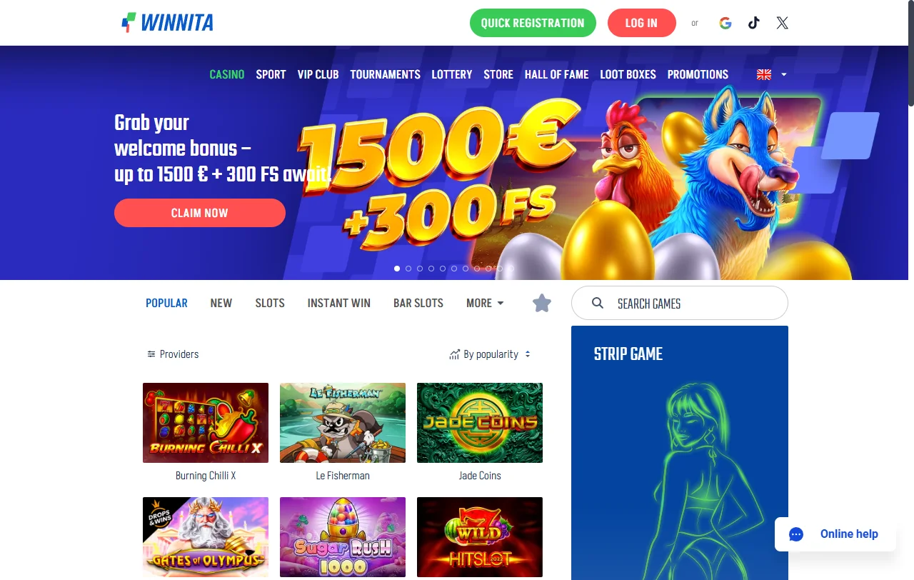 Winnita Casino reseña completa para jugadores de Perú