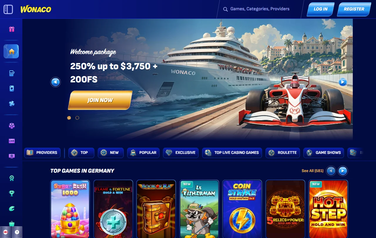 Wonaco Casino análisis completo para jugadores de Perú